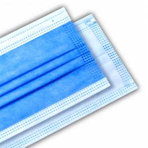 Logo tùy chỉnh Lớp 3ply 3ply Không dệt dùng một lần Mặtnạ sử dụng một lần